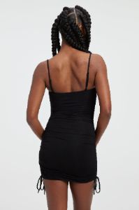 SLINKY JERSEY MINI DRESS | BLACK001 sold by Good American