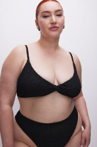 ALWAYS FITS TWIST BIKINI TOP | BLACK001 sold by Good American