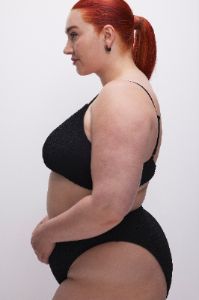 ALWAYS FITS TWIST BIKINI TOP | BLACK001 sold by Good American