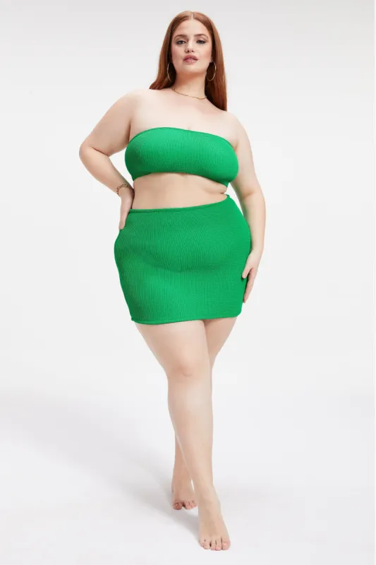 ALWAYS FITS MINI SKIRT | SUMMER GREEN002 sold by Good American