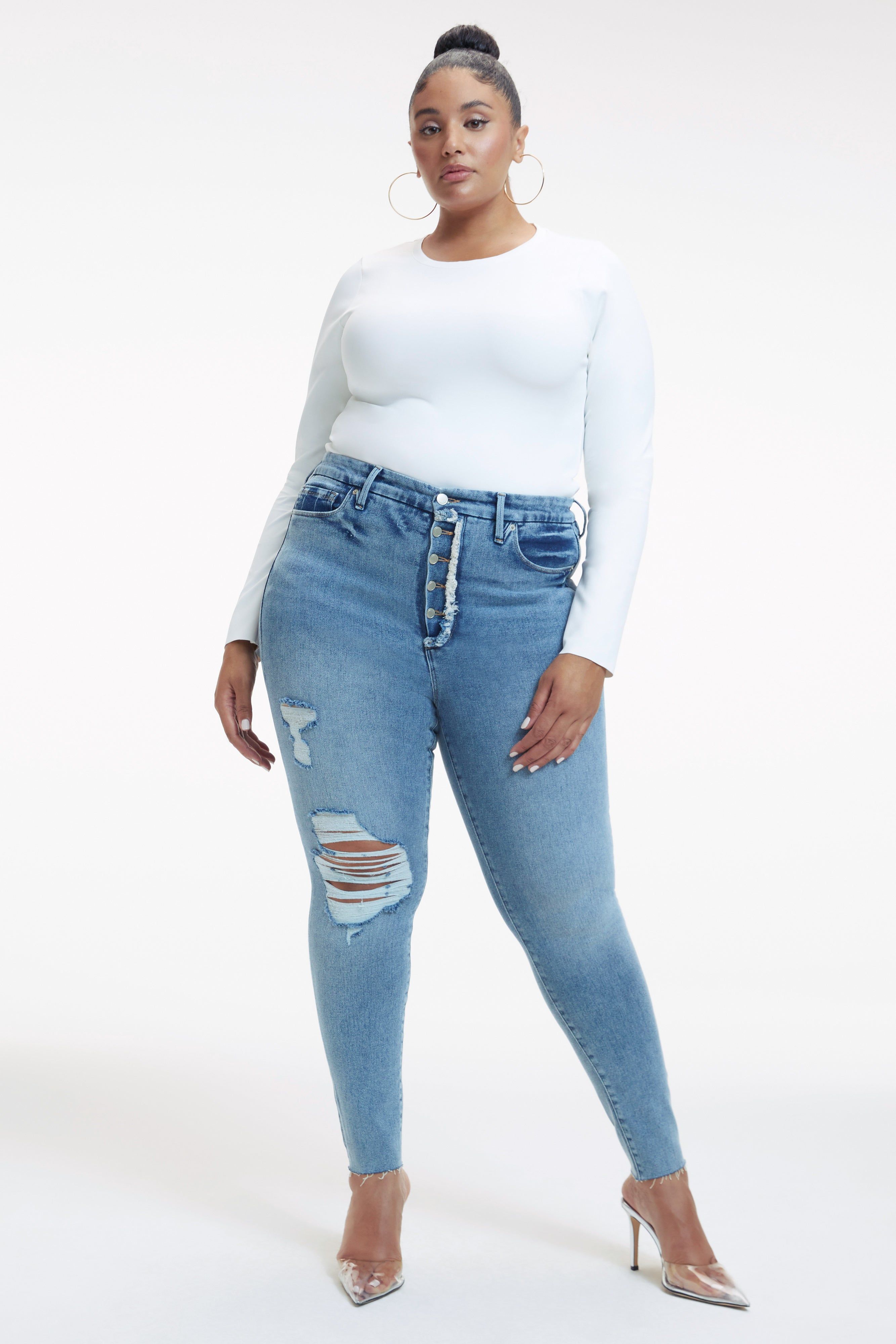 GOOD WAIST JEANS | INDIGO225 sold by Good American product image thumbnail 13