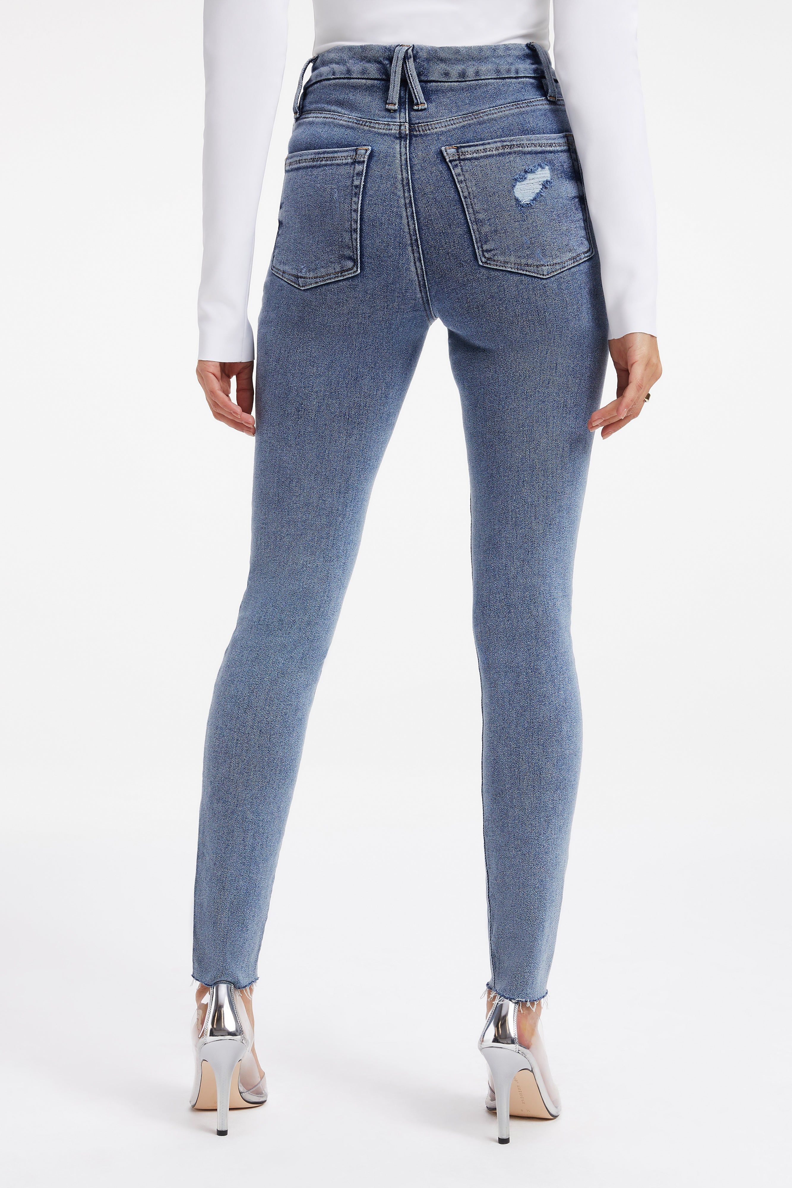 GOOD WAIST JEANS | INDIGO225 sold by Good American product image thumbnail 4