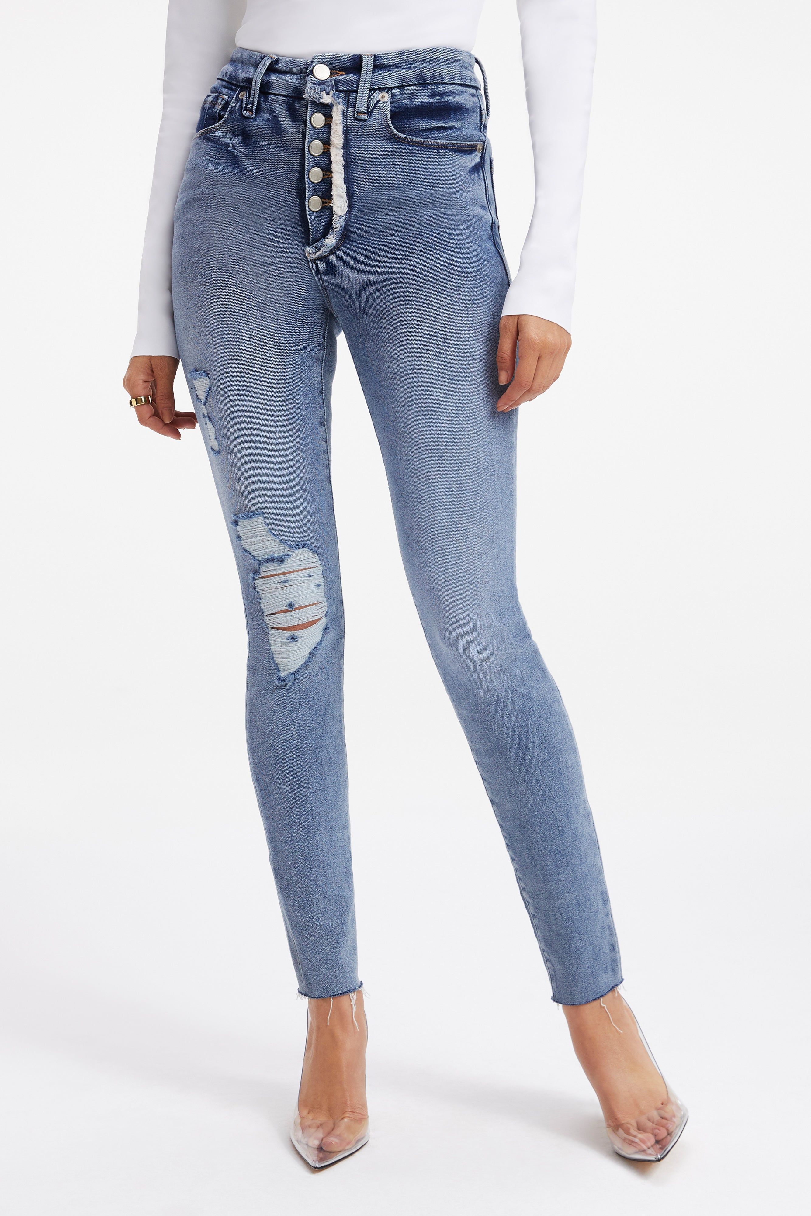 GOOD WAIST JEANS | INDIGO225 sold by Good American product image thumbnail 2