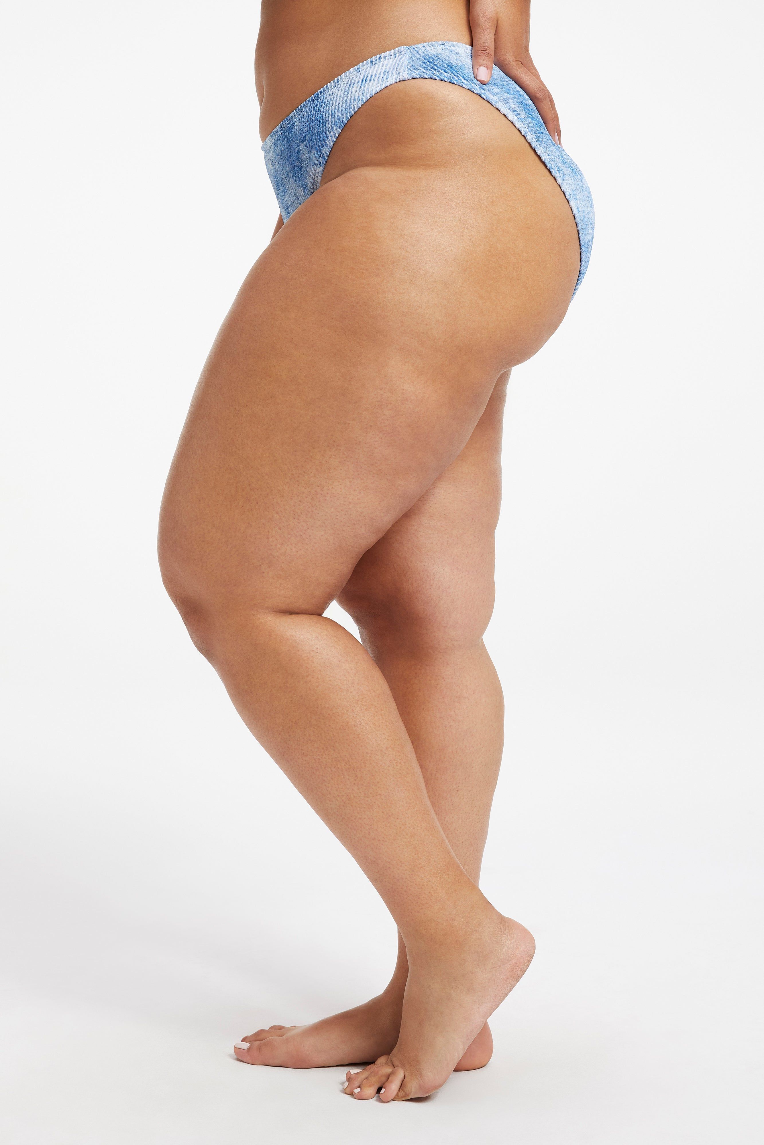 ALWAYS FITS BETTER BIKINI BOTTOM| INDIGO TIE DYE002 sold by Good American product image thumbnail 15