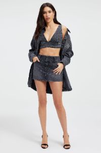 MICRO MINI SKIRT | BLACK250 sold by Good American