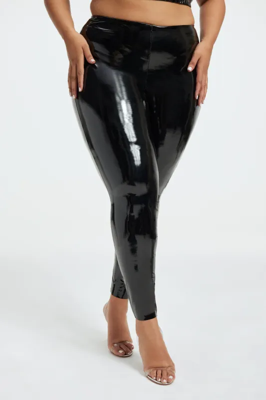 VINYL LEGGINGS | BLACK001 sold by Good American