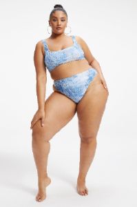ALWAYS FITS GOOD WAIST CHEEKY BOTTOM| INDIGO TIE DYE002 sold by Good American