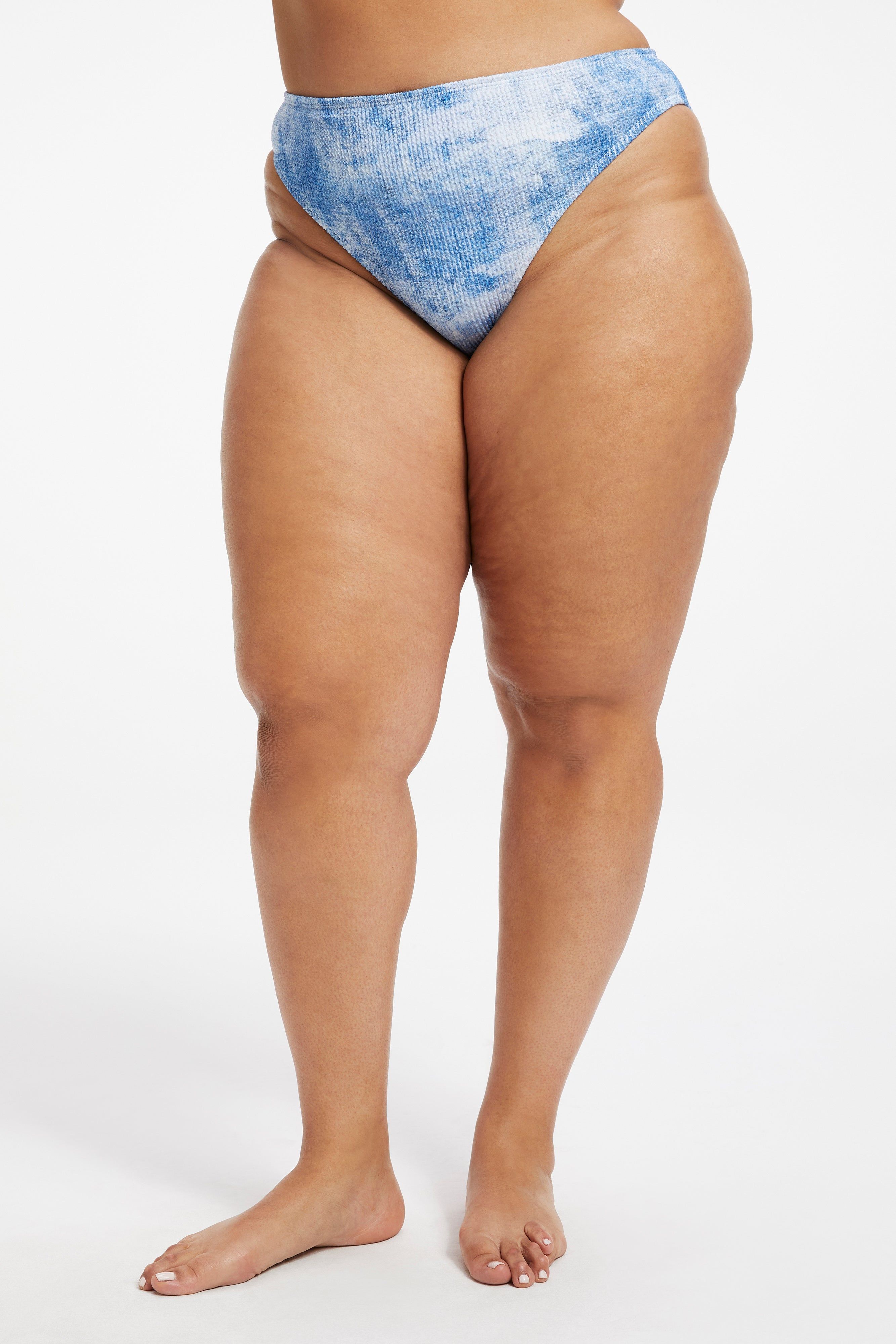 ALWAYS FITS GOOD WAIST CHEEKY BOTTOM| INDIGO TIE DYE002 sold by Good American product image thumbnail 8