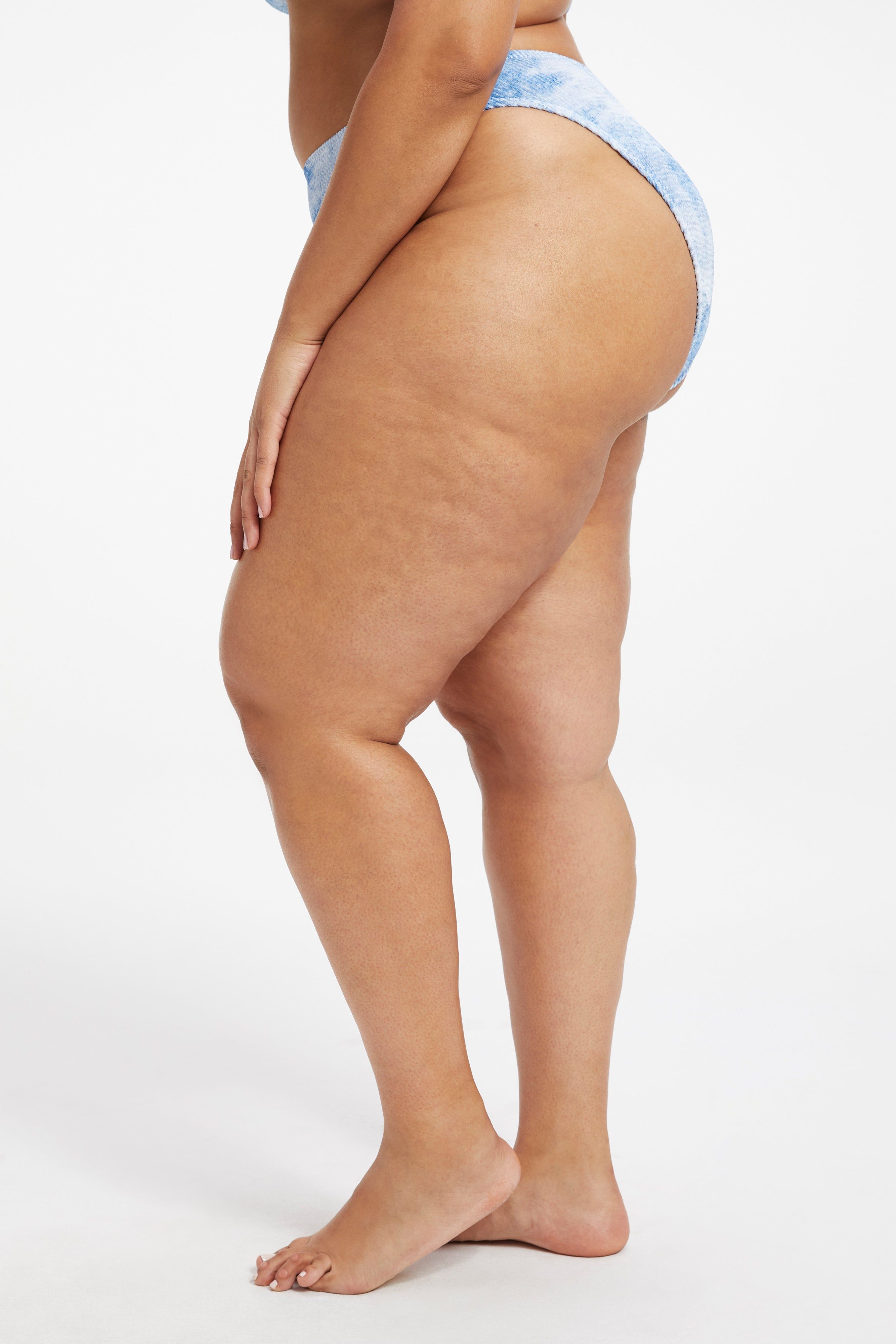 ALWAYS FITS GOOD WAIST CHEEKY BOTTOM| INDIGO TIE DYE002 sold by Good American product image thumbnail 9