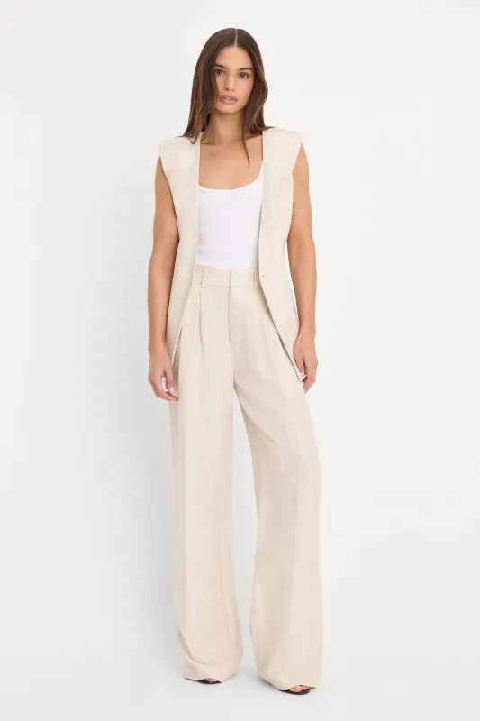 THE RELAXED LINEN TROUSER | OAT made by Good American