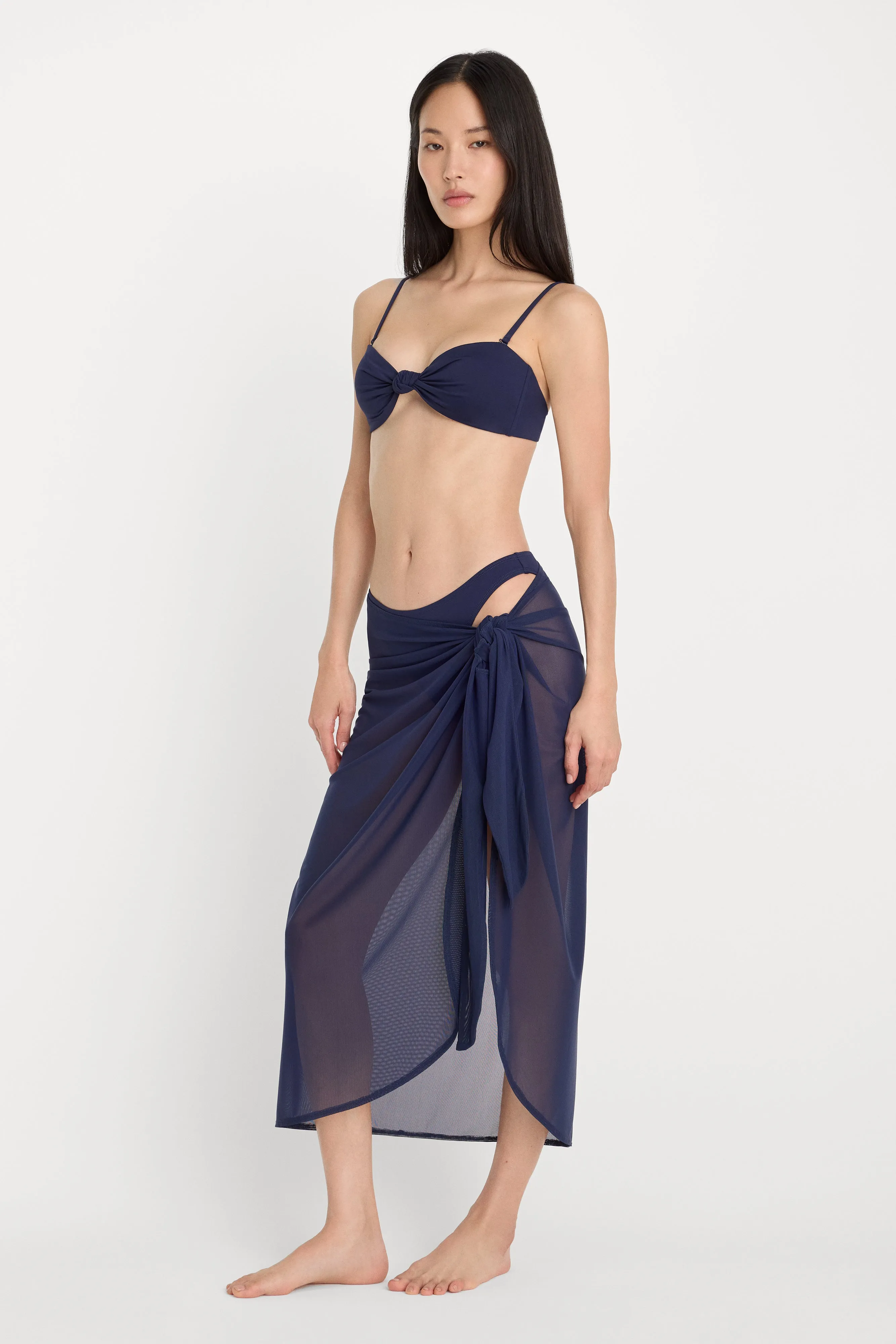MESH MIDI SARONG | HORIZON INK sold by Good American