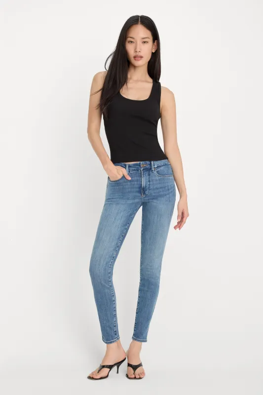 GOOD LEGS SKINNY JEANS | INDIGO1154 made by Good American