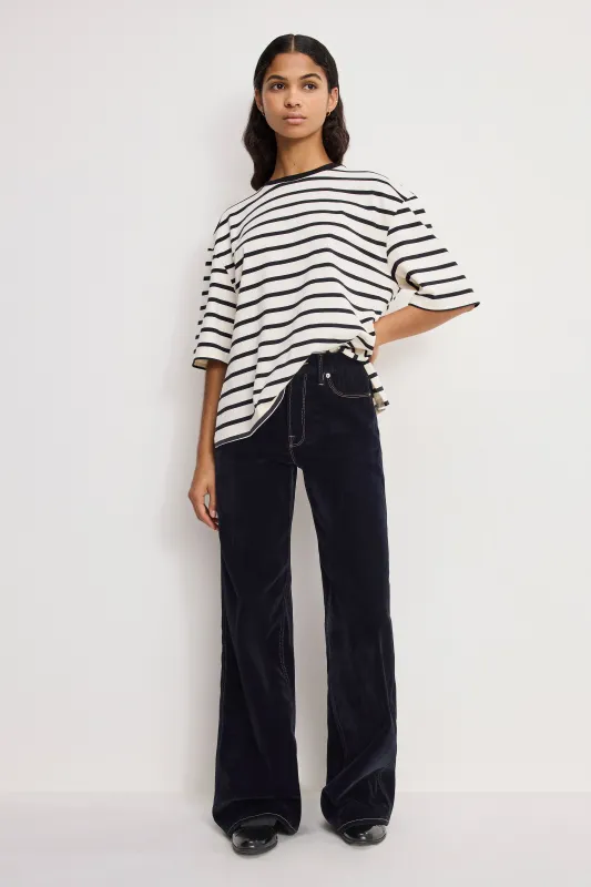 GOOD SKATE FLOCKED DENIM JEANS | INDIGO939 made by Good American