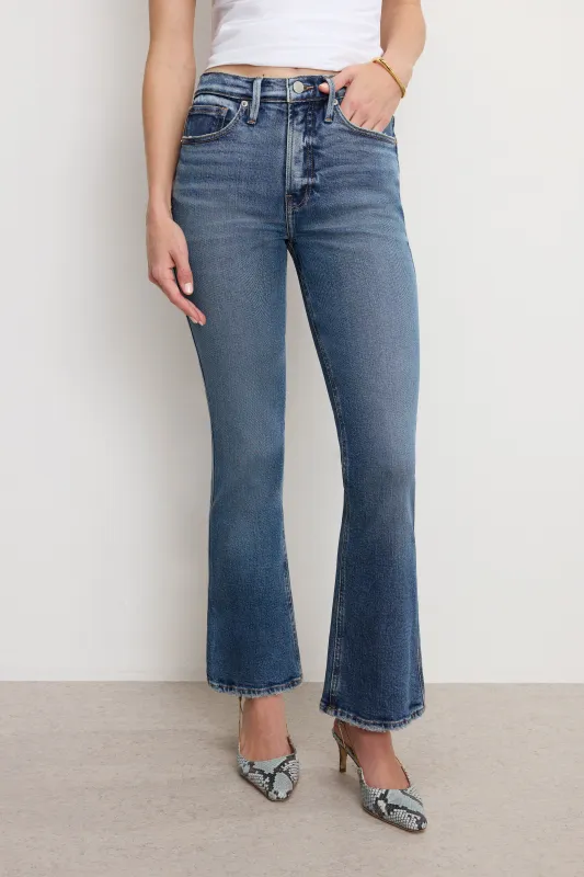 GOOD KICK FLARE JEANS | INDIGO1014 made by Good American