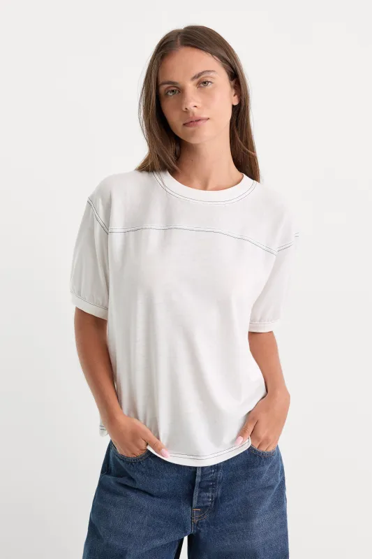 THE GYM TEE | CHALK made by Good American