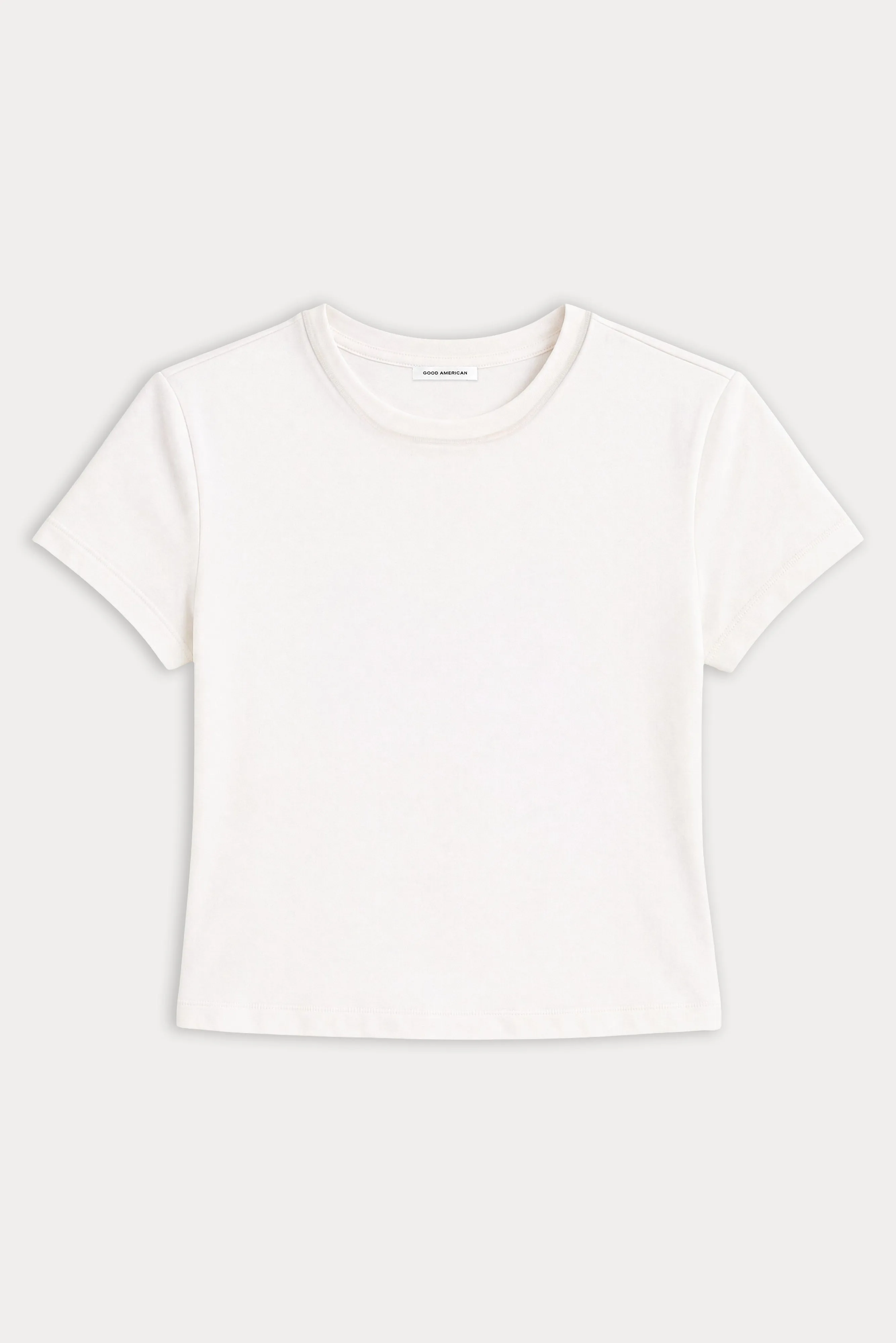 THE CAP SLEEVE TEE | WHITE001 sold by Good American product image thumbnail 5
