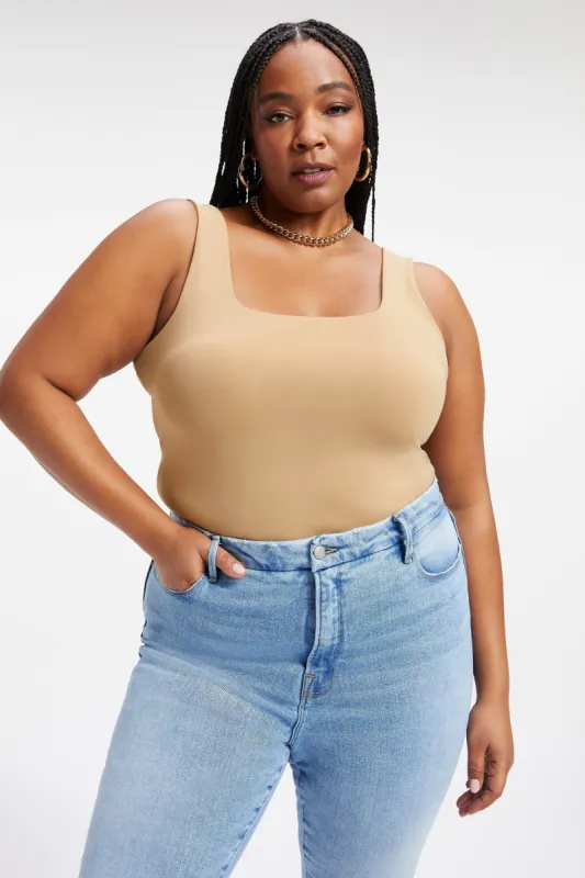 SCUBA MODERN TANK BODYSUIT | PECAN001 sold by Good American