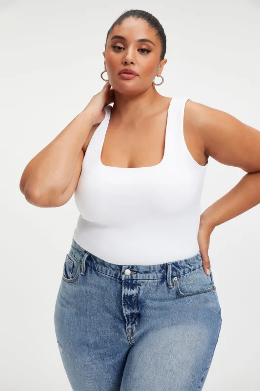 SCUBA MODERN TANK BODYSUIT | WHITE001 sold by Good American