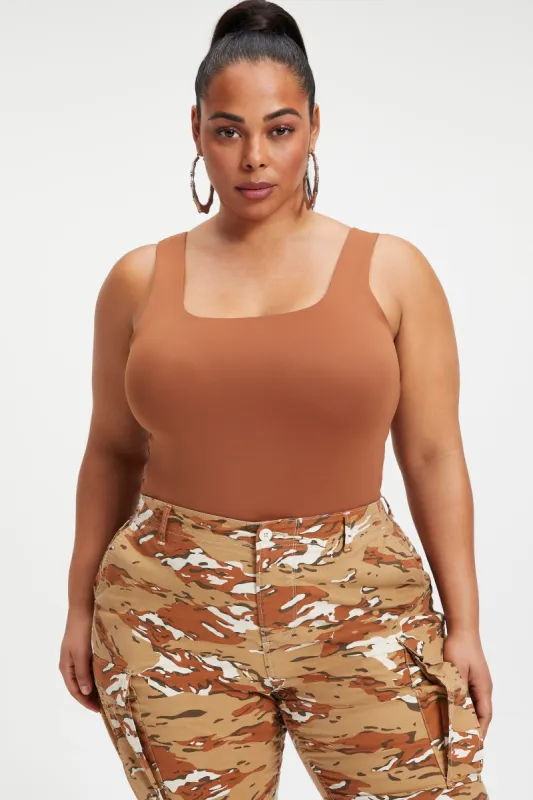 SCUBA MODERN TANK BODYSUIT | RUST001 sold by Good American