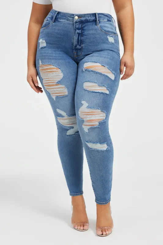 GOOD WAIST SKINNY JEANS | INDIGO426 sold by Good American