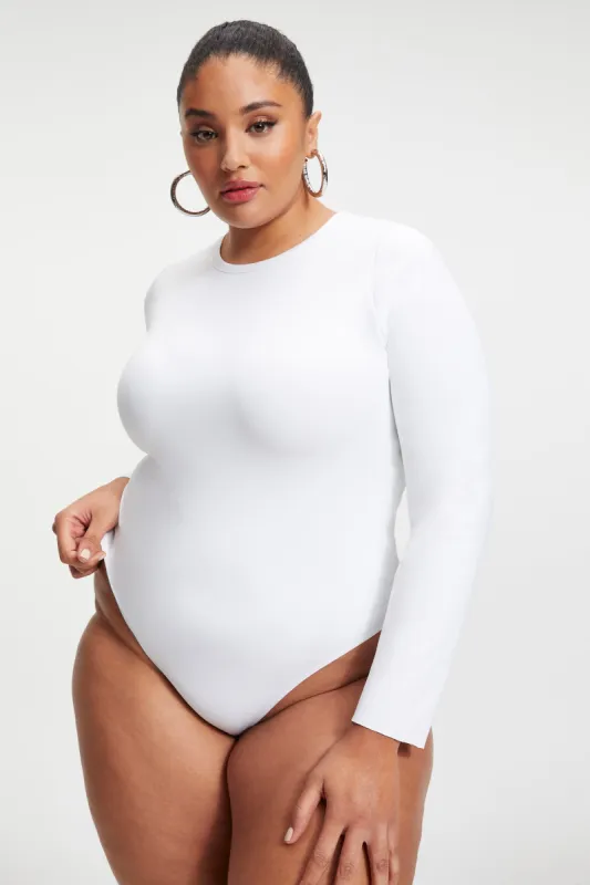 SCUBA CREW BODYSUIT | WHITE001 sold by Good American
