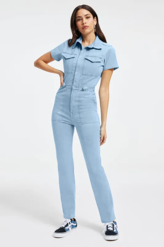 FIT FOR SUCCESS SOFT SCULPT JUMPSUIT | INDIGO376 sold by Good American