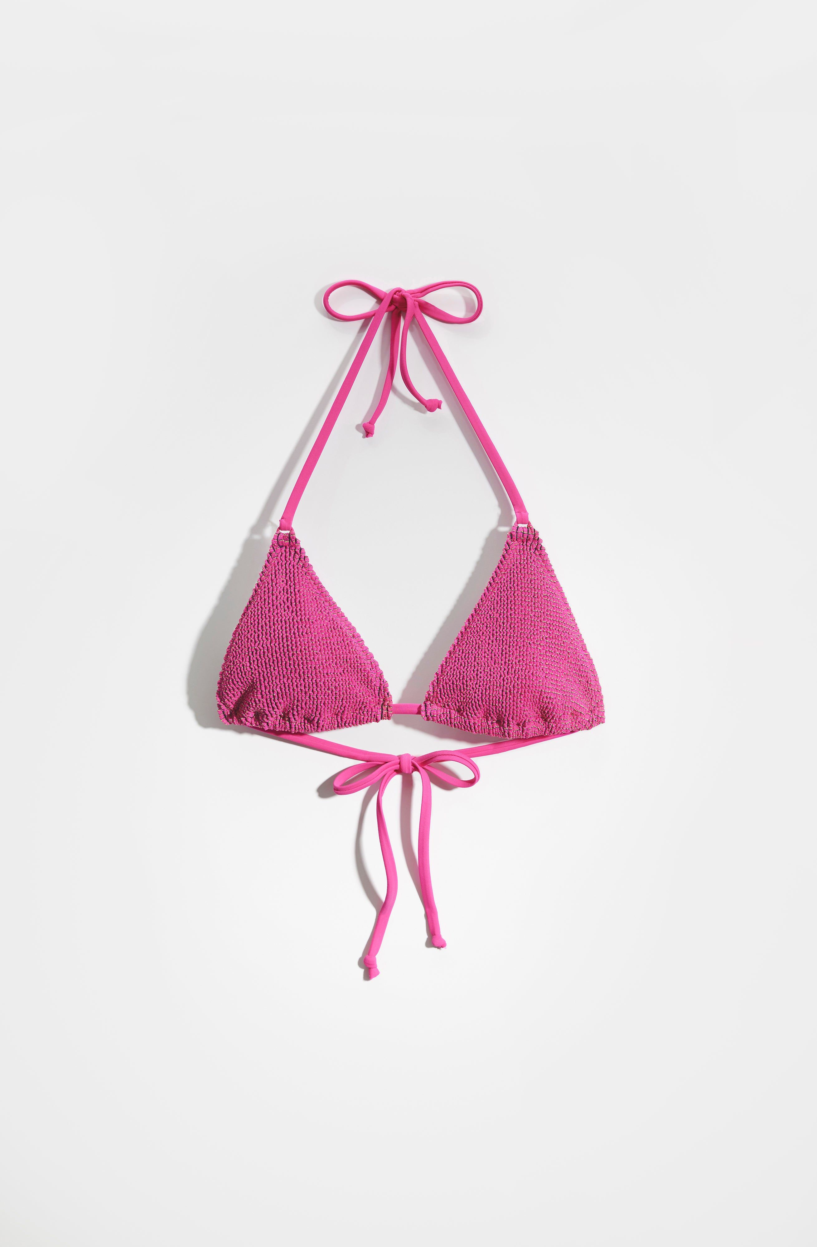 ALWAYS FITS TINY METALLIC TOP | FUSCHIA PINK001 sold by Good American product image thumbnail 6