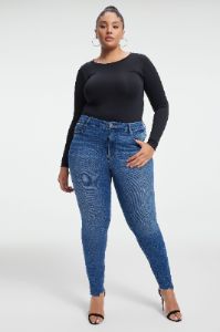 GOOD LEGS JEANS| INDIGO314 sold by Good American