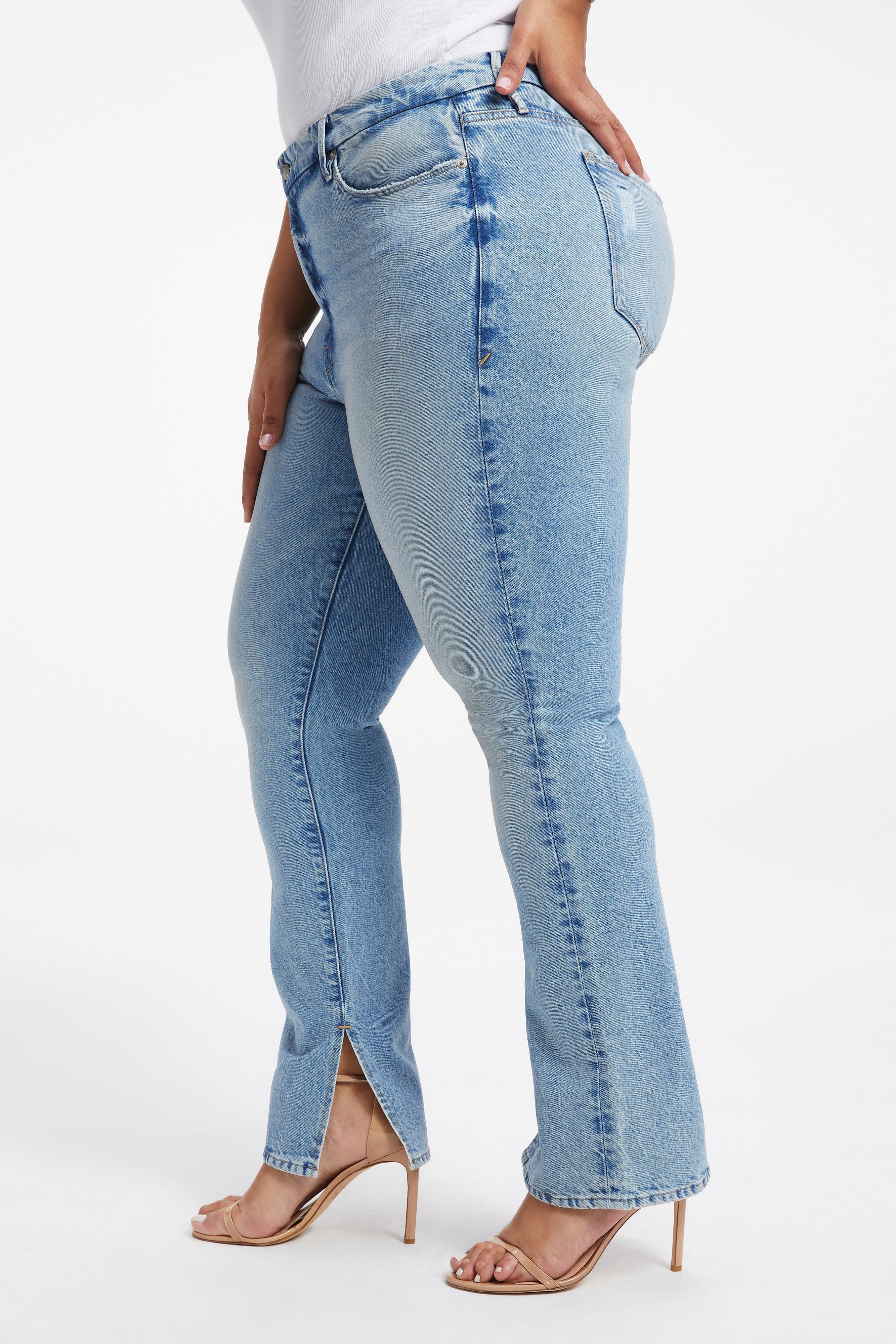 GOOD CLASSIC JEANS | INDIGO267 sold by Good American product image thumbnail 3