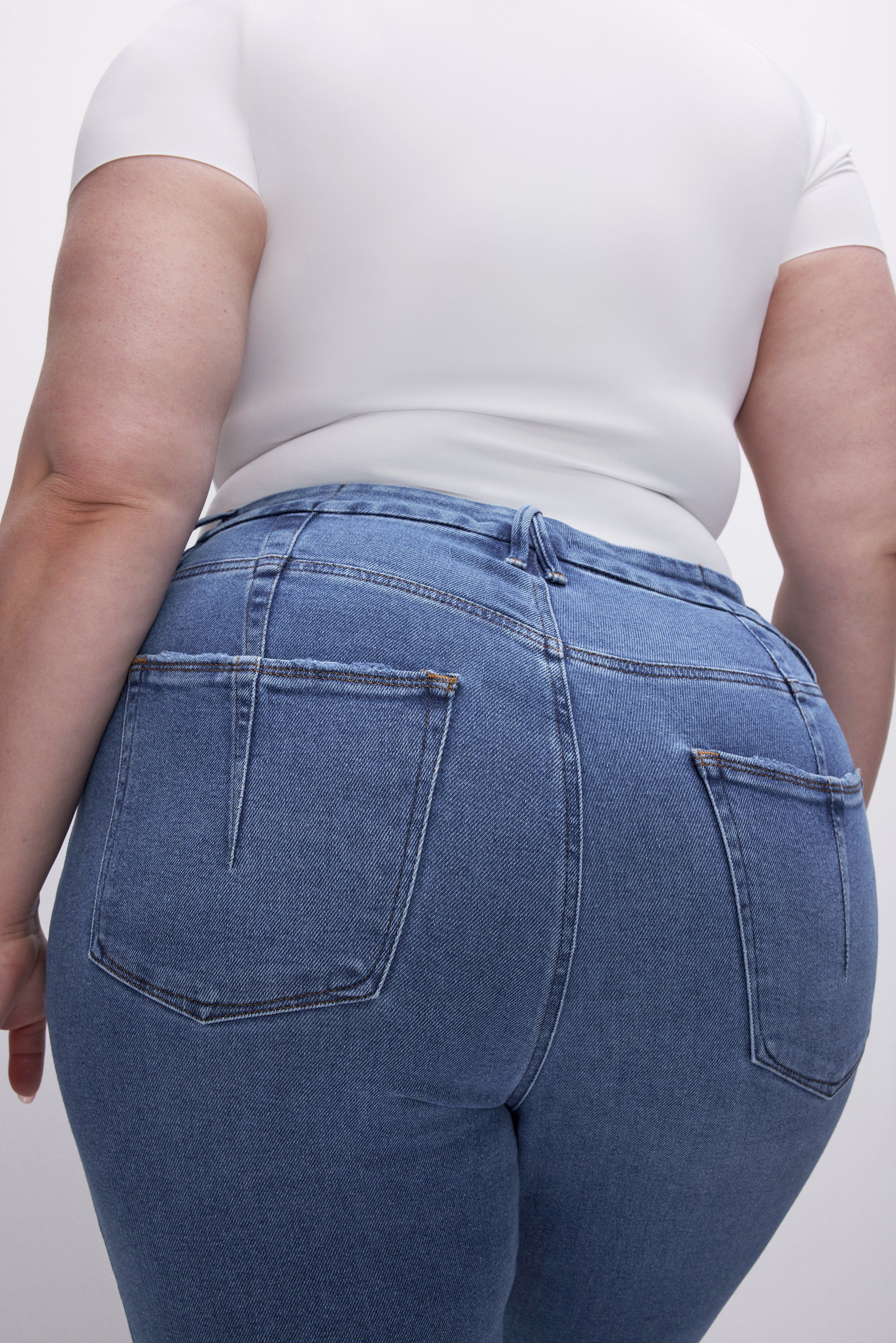 GOOD LEGS SKINNY JEANS | INDIGO451 sold by Good American