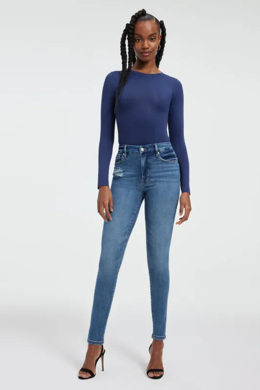 GOOD WAIST SKINNY JEANS | INDIGO402 sold by Good American