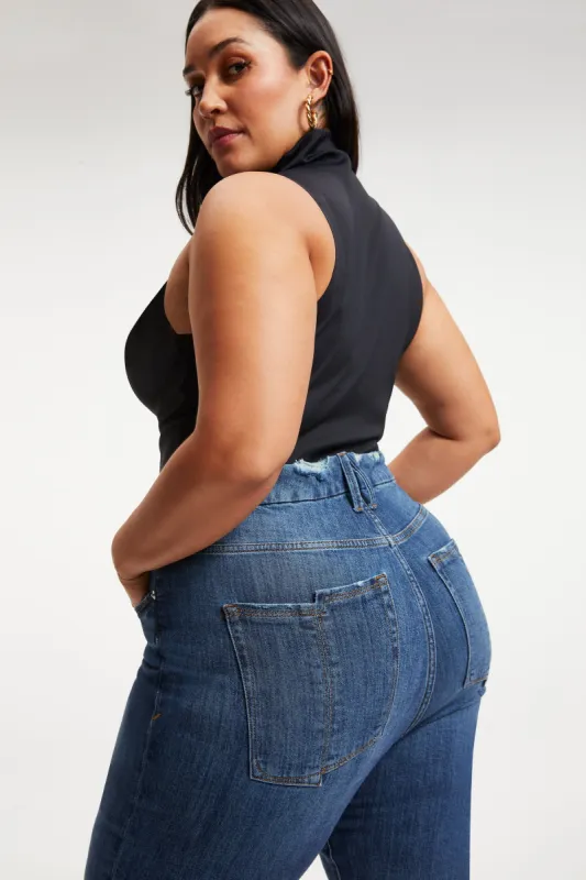 GOOD STRAIGHT JEANS | INDIGO032 sold by Good American