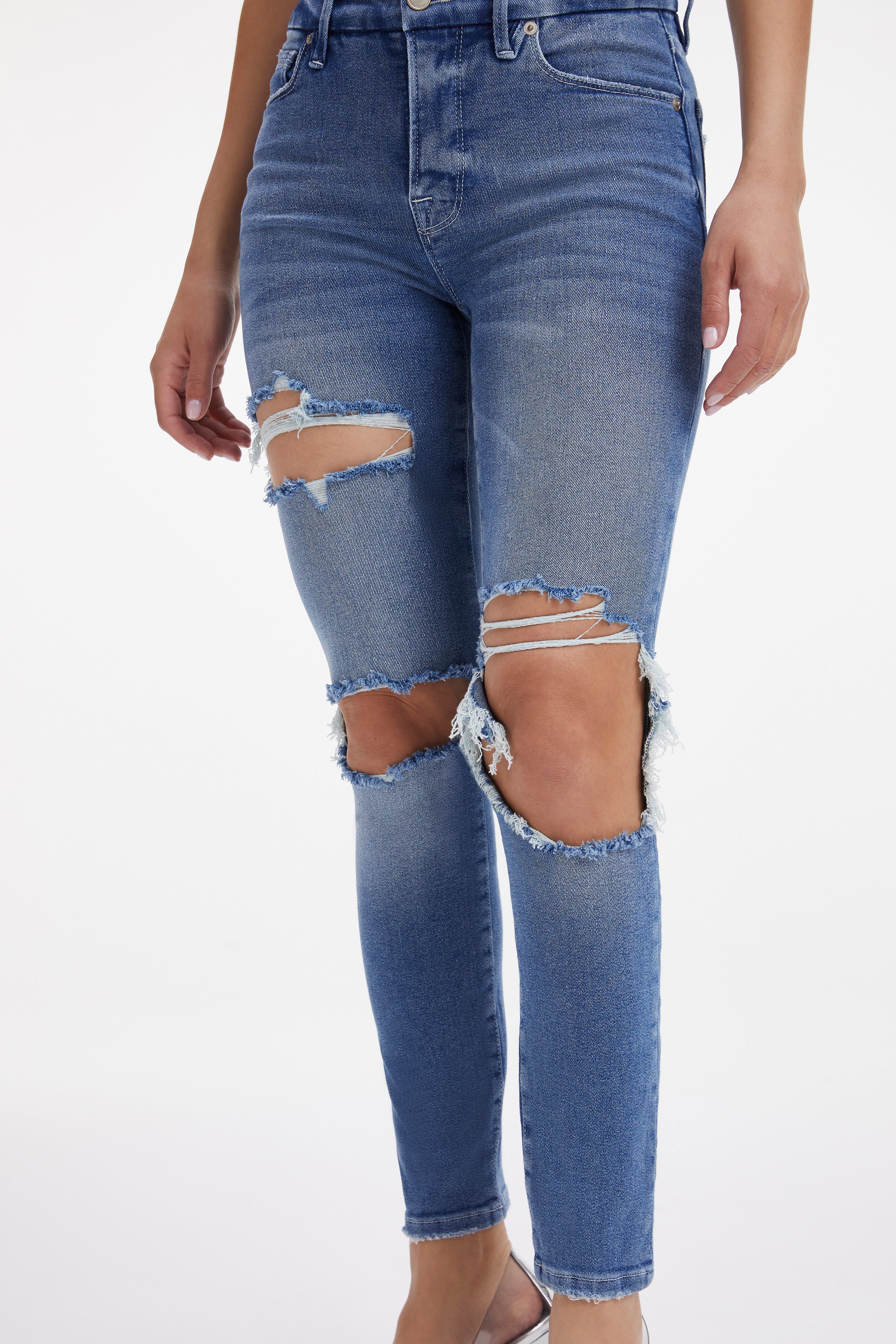 GOOD LEGS CROPPED JEANS | INDIGO230 sold by Good American product image thumbnail 7