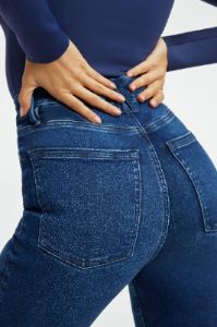 ALWAYS FITS GOOD CLASSIC SLIM JEANS | INDIGO446 sold by Good American