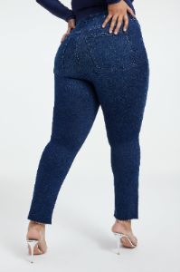 ALWAYS FITS GOOD CLASSIC SLIM JEANS | INDIGO446 sold by Good American