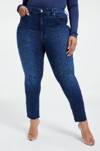 ALWAYS FITS GOOD CLASSIC SLIM JEANS | INDIGO446 sold by Good American