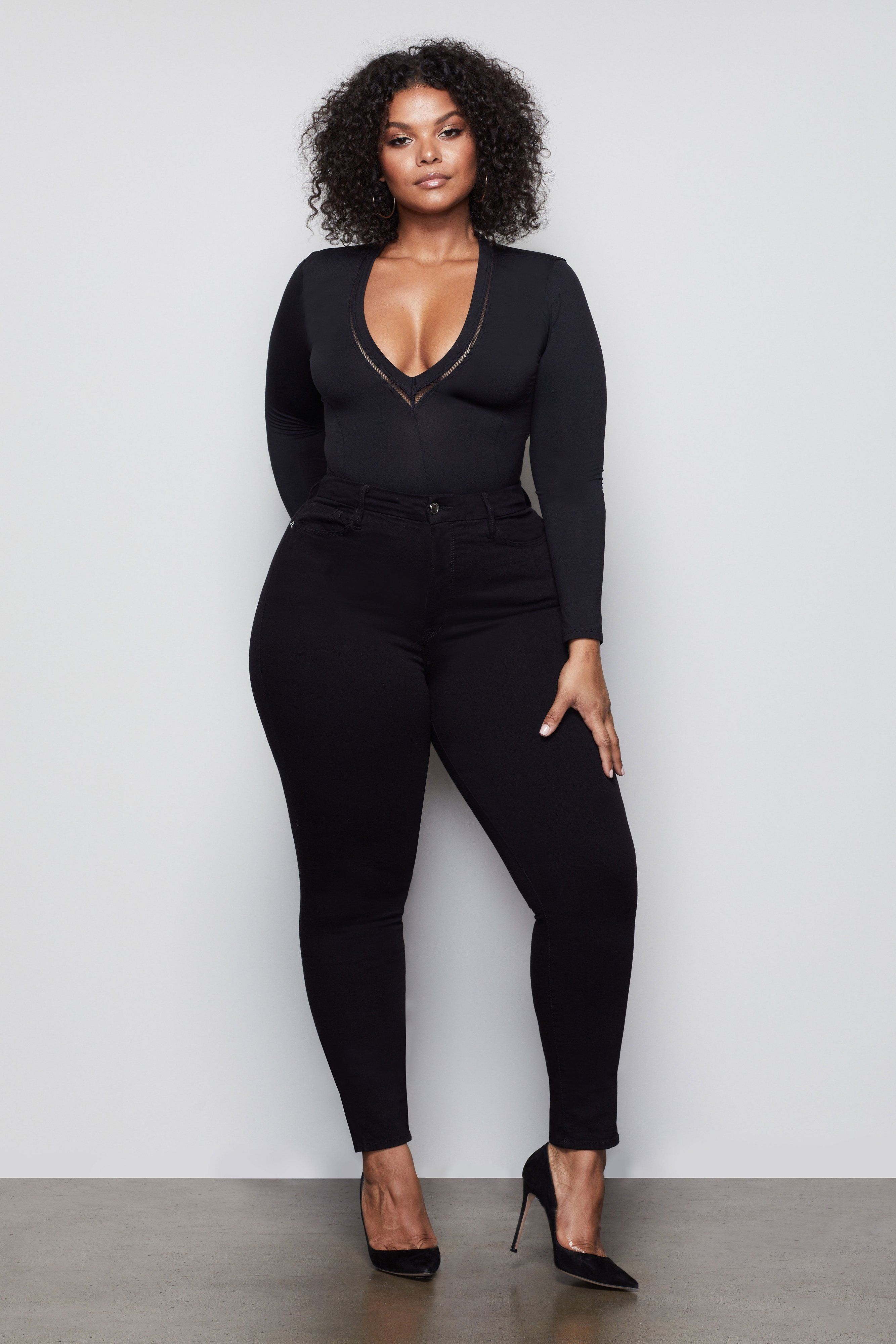 GOOD LEGS JEANS | BLACK001 sold by Good American product image thumbnail 10