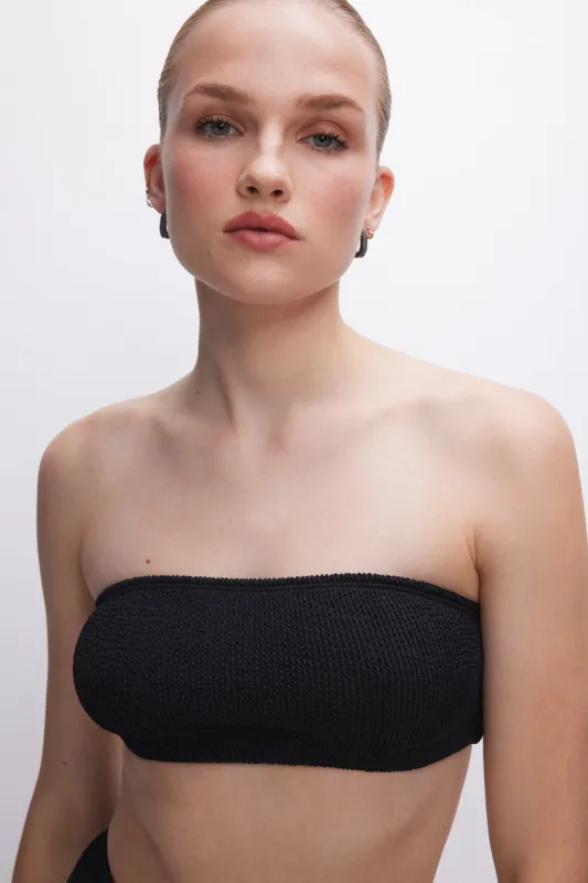 ALWAYS FITS SWIM BANDEAU | BLACK001 sold by Good American