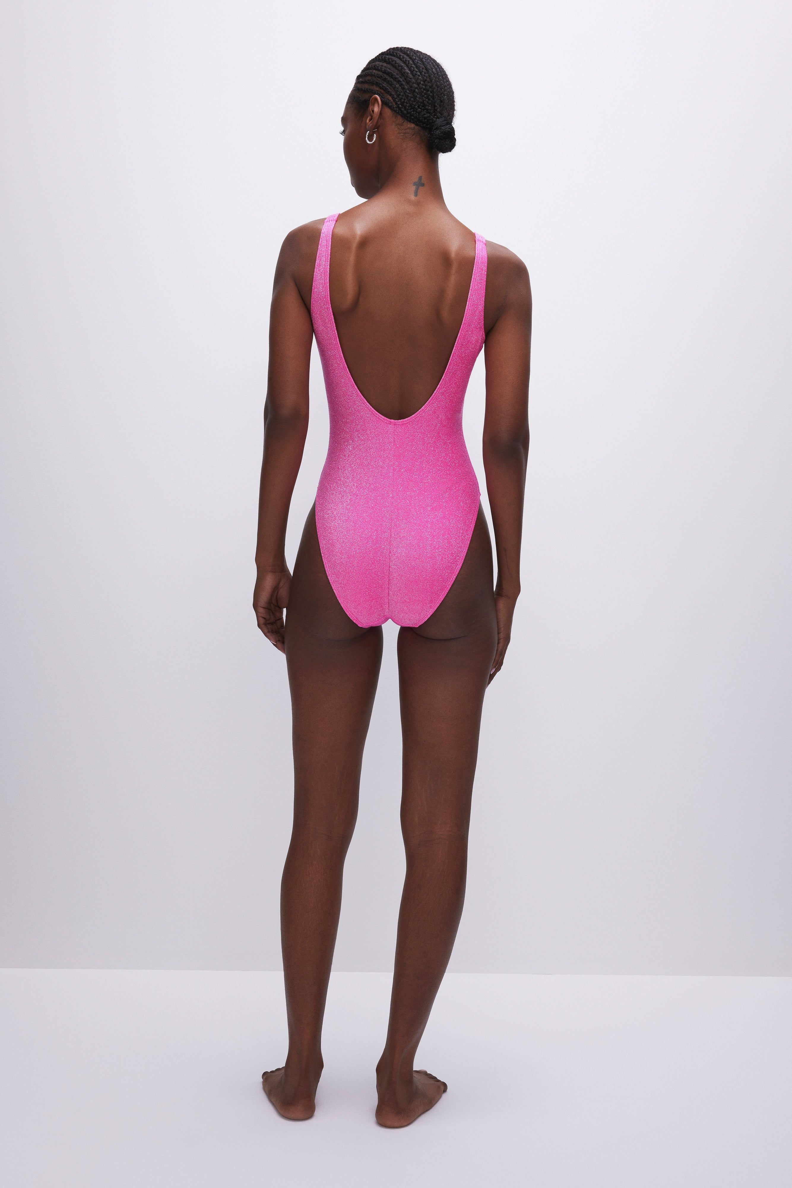 SPARKLE MODERN TANK ONE-PIECE | KNOCKOUTPINK001 sold by Good American product image thumbnail 10