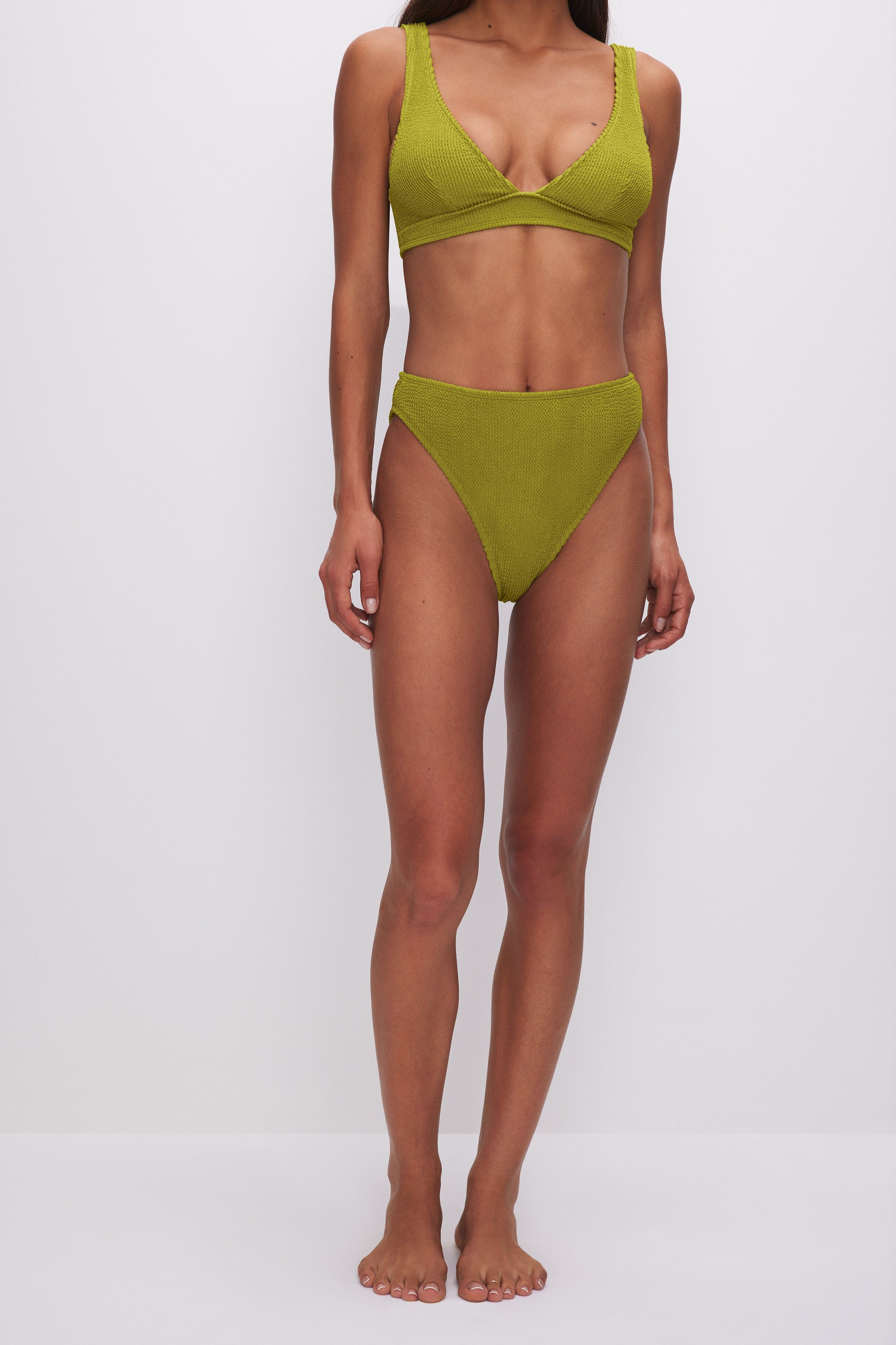 ALWAYS FITS CHEEKY BIKINI BOTTOM | CHARTRUSSE001 sold by Good American product image thumbnail 6