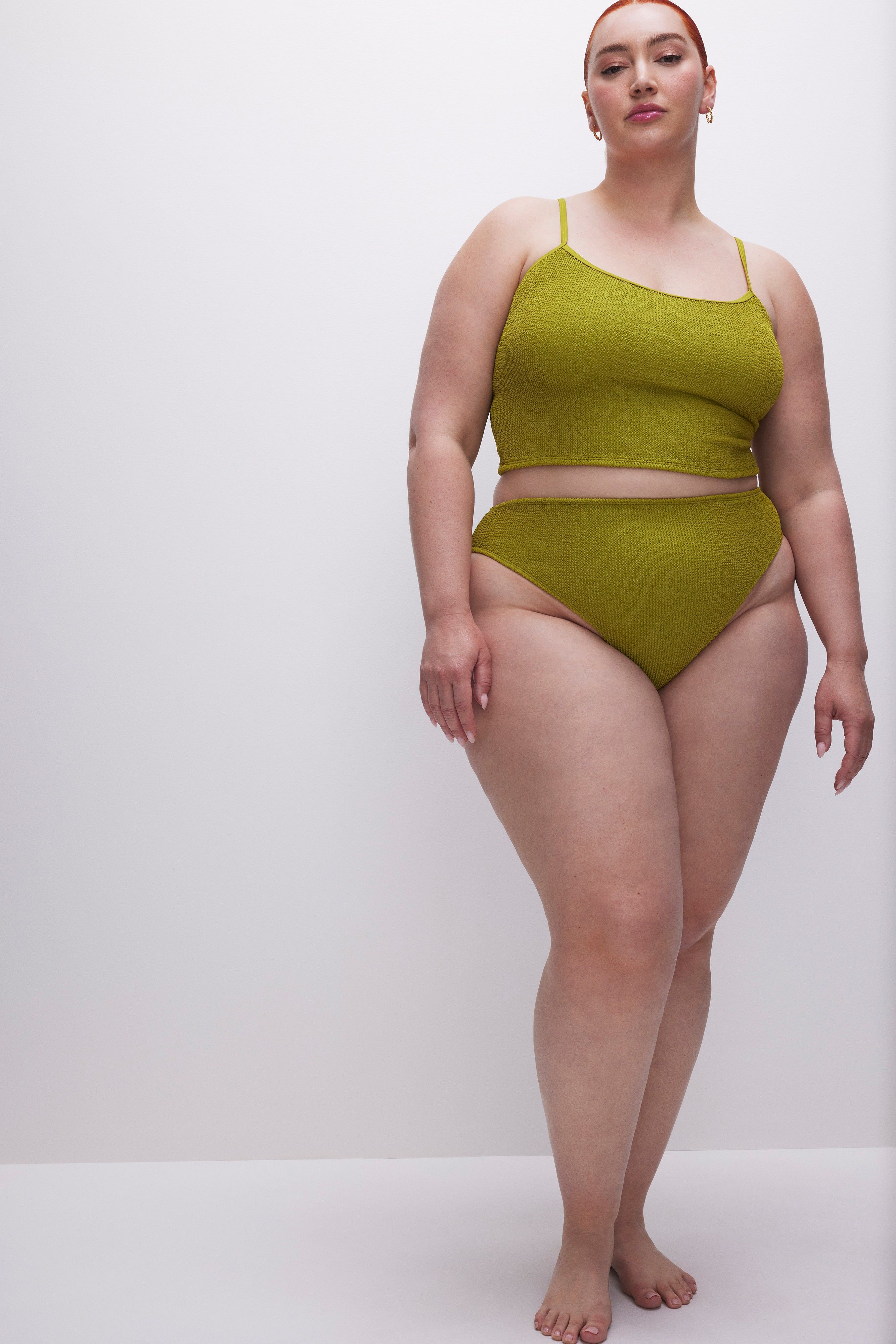 ALWAYS FITS CHEEKY BIKINI BOTTOM | CHARTRUSSE001 sold by Good American product image thumbnail 3