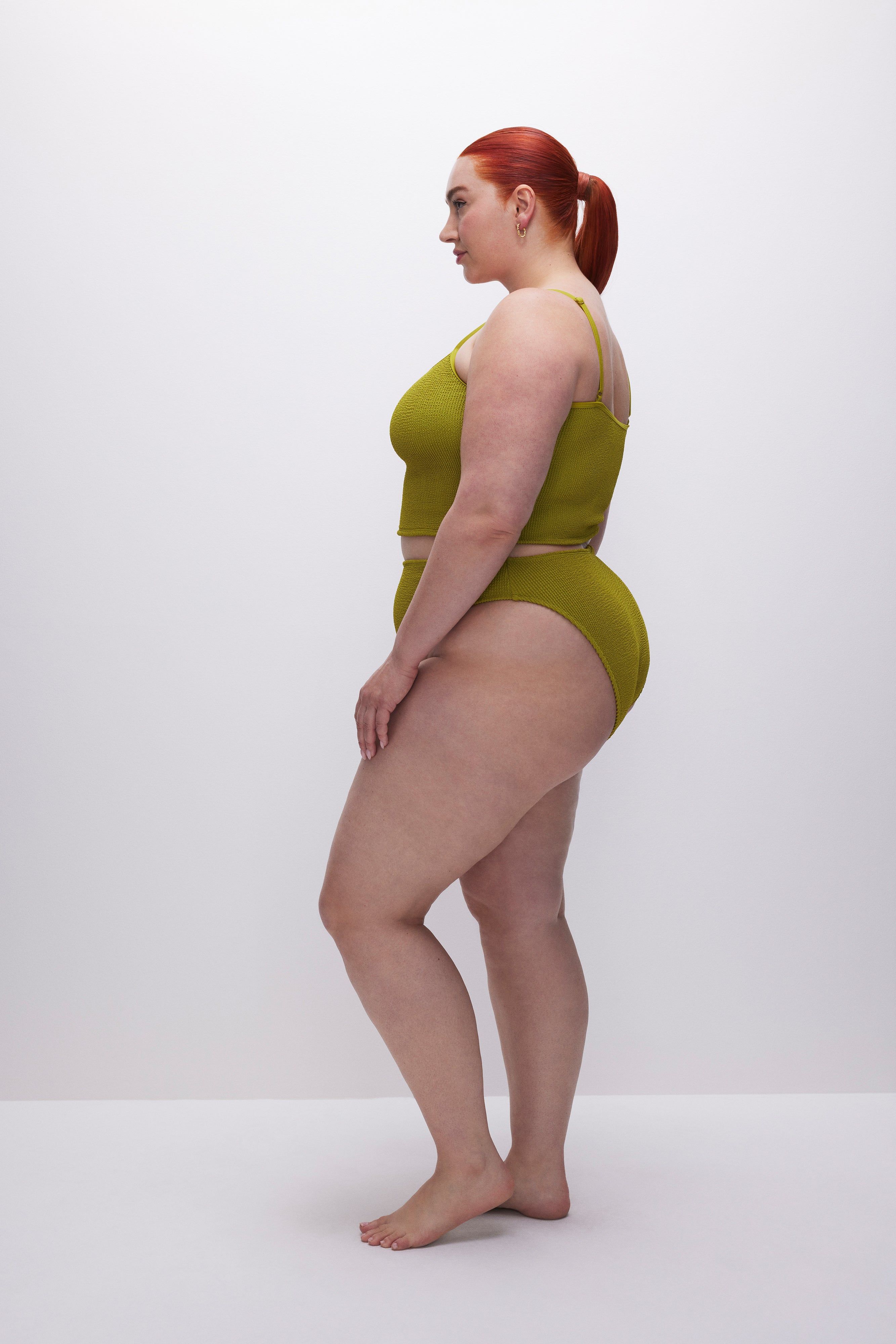 ALWAYS FITS CHEEKY BIKINI BOTTOM | CHARTRUSSE001 sold by Good American product image thumbnail 4