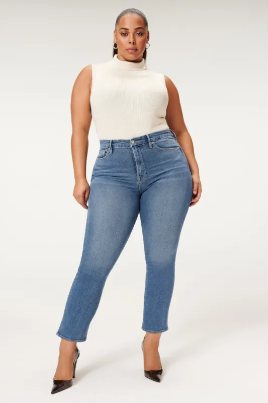 GOOD STRAIGHT JEANS| BLUE524 sold by Good American