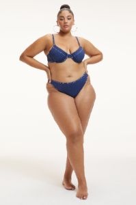 DENIM BETTER BIKINI BOTTOM | INDIGO PRINT001 sold by Good American