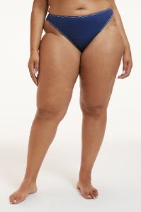 DENIM BETTER BIKINI BOTTOM | INDIGO PRINT001 sold by Good American