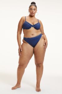 DENIM BETTER BIKINI BOTTOM | INDIGO PRINT001 sold by Good American