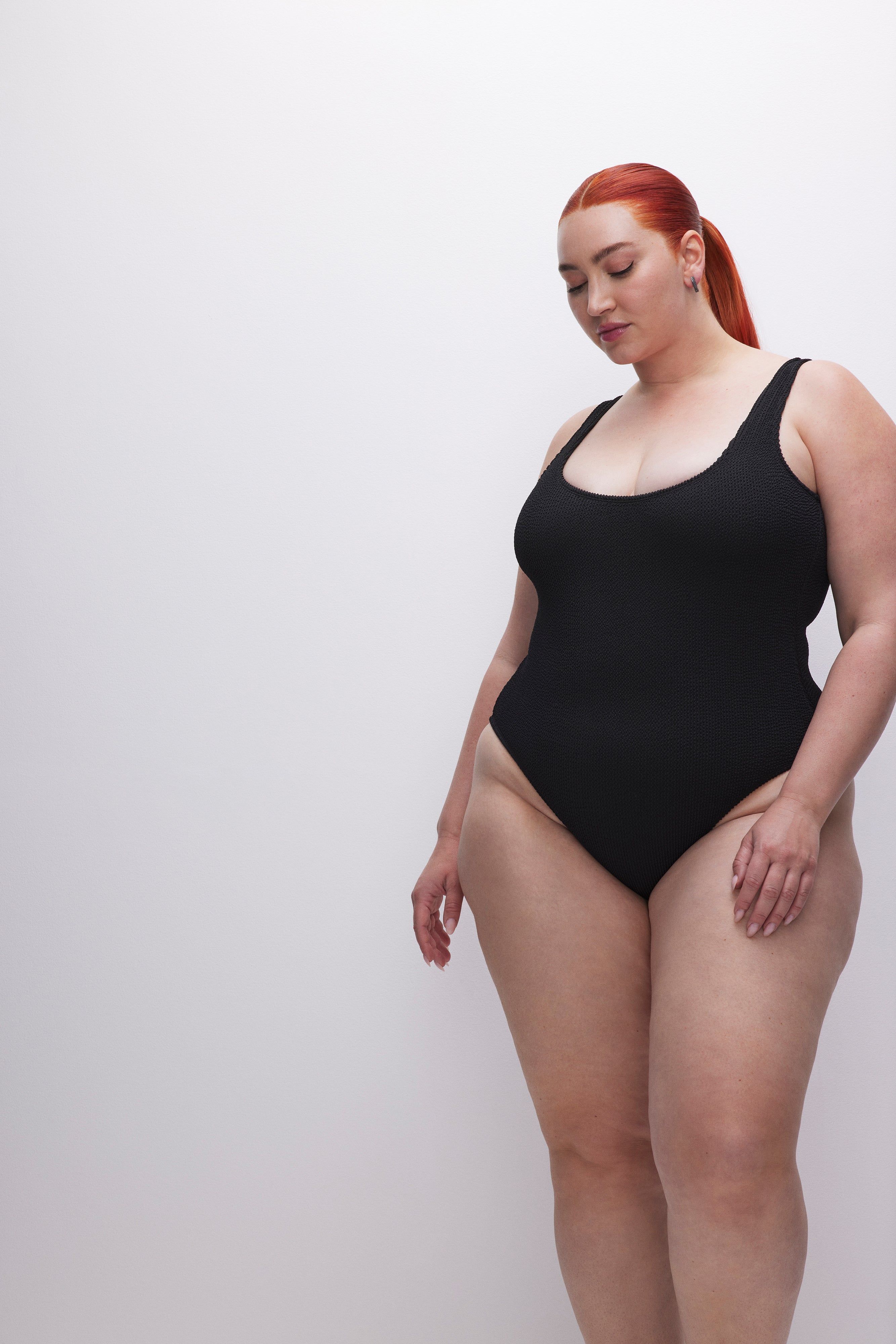 ALWAYS FITS MODERN TANK SWIMSUIT | BLACK001 sold by Good American