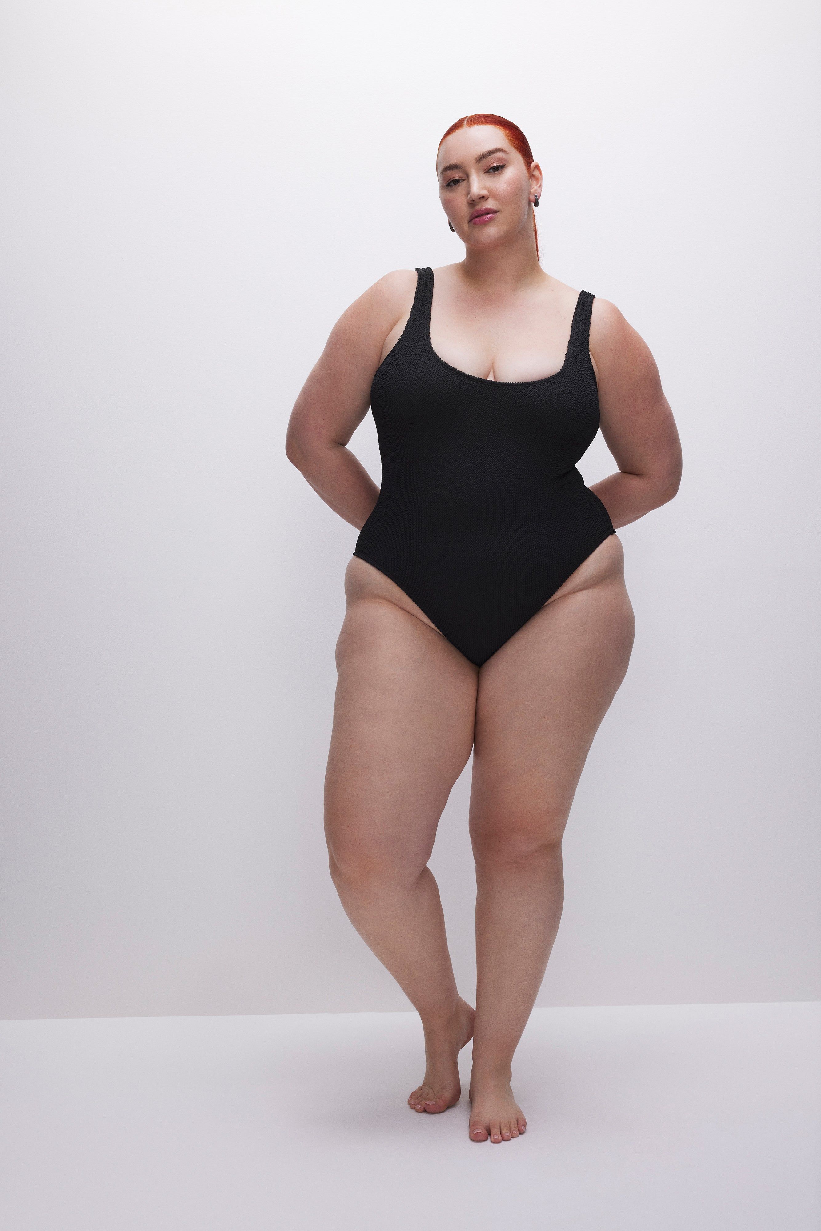 ALWAYS FITS MODERN TANK SWIMSUIT | BLACK001 sold by Good American product image thumbnail 2