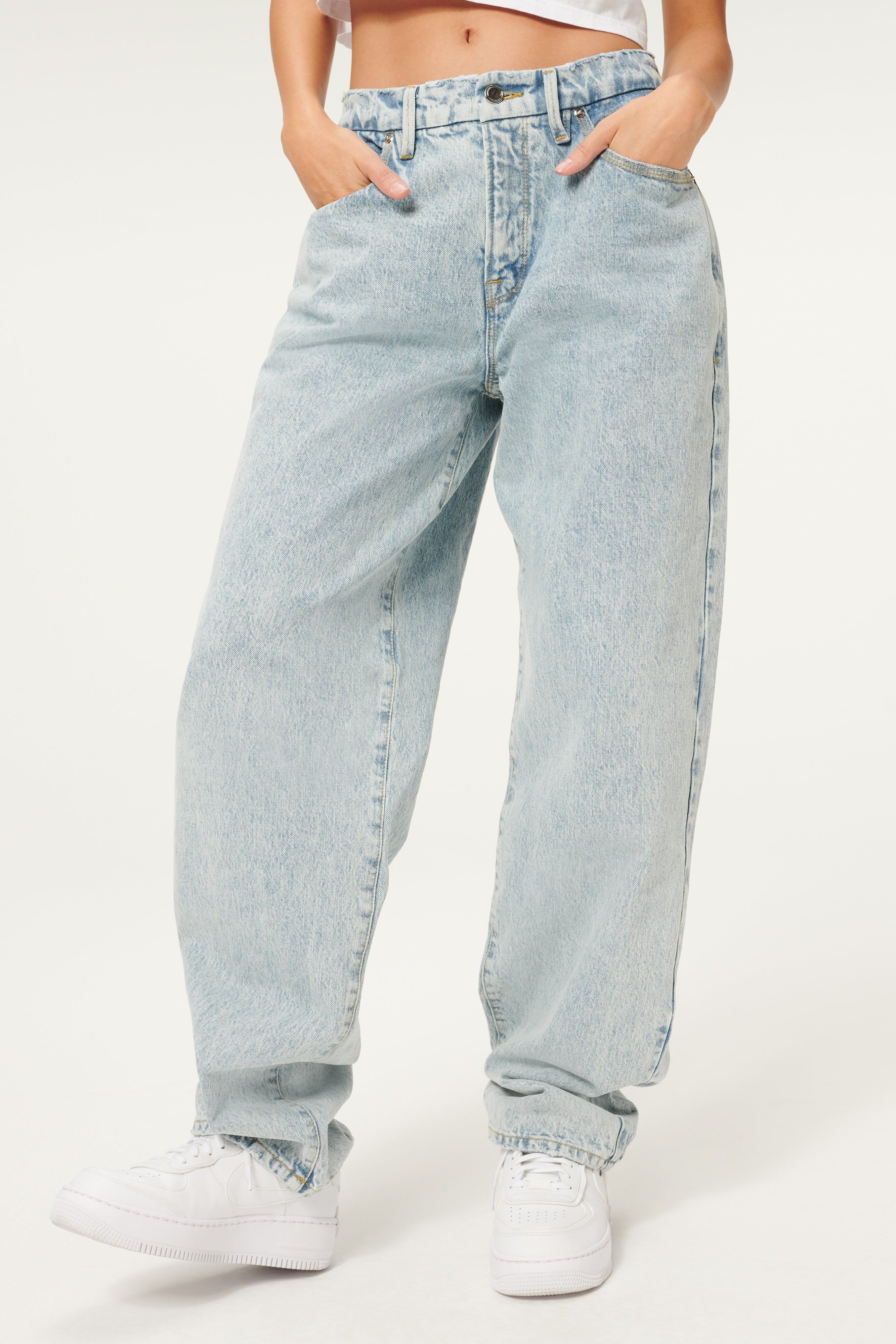 GOOD '90s LOOSE JEANS | BLUE725 sold by Good American product image thumbnail 5