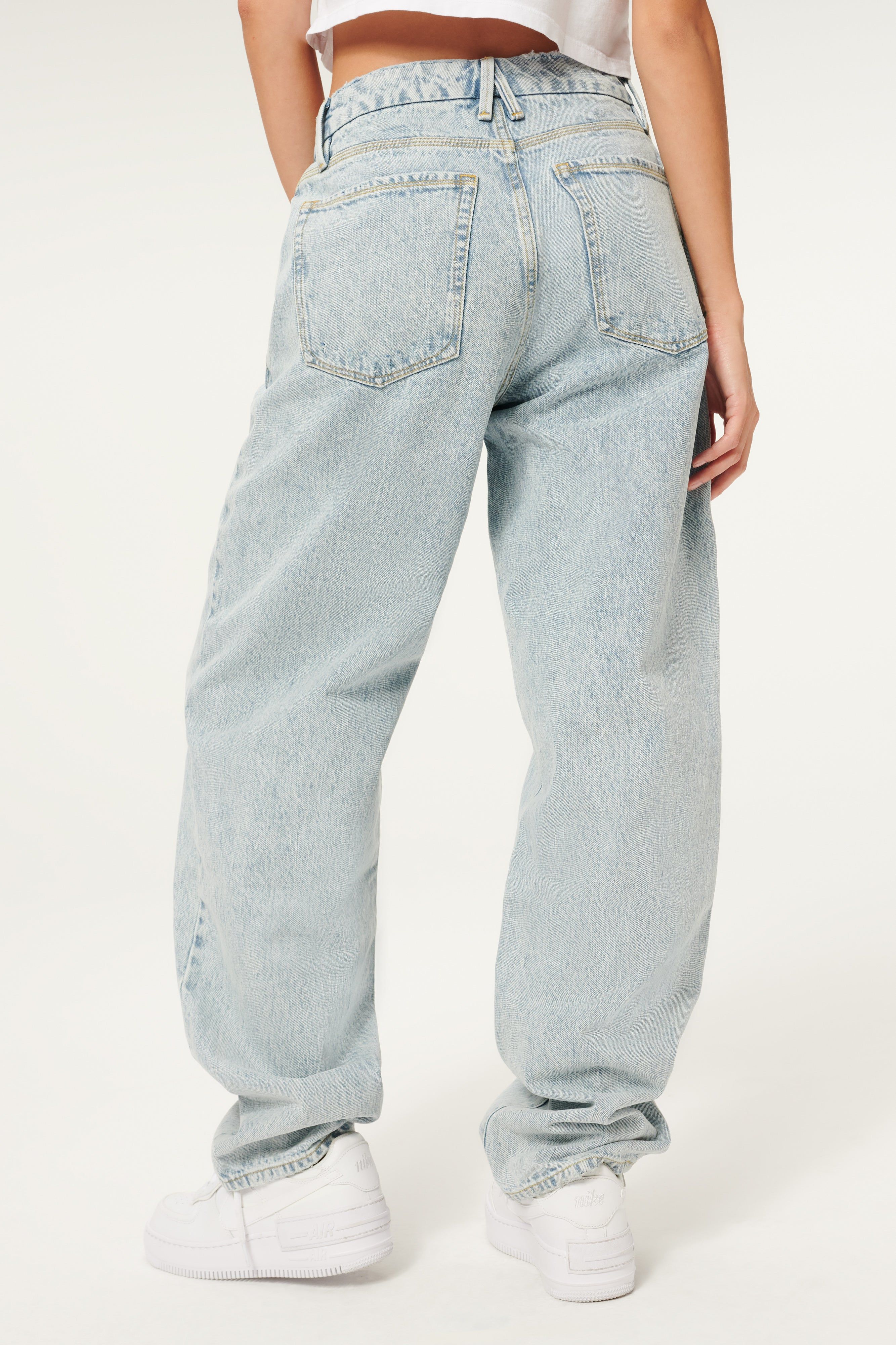 GOOD '90s LOOSE JEANS | BLUE725 sold by Good American product image thumbnail 7